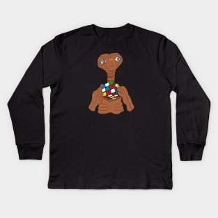 E.T. Needs Help Kids Long Sleeve T-Shirt